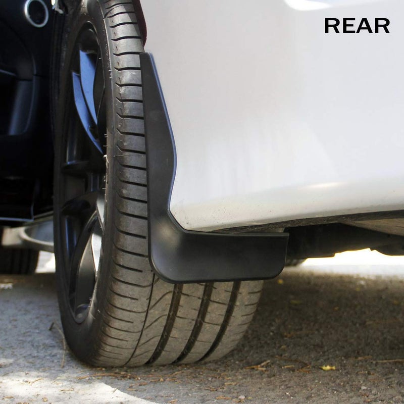 Crosselec 4Pcs Car Black Mud Flaps Mudguard Fender Accessories For Dodge Charger 2015+ (GT/RT/SCAT PACK) - Image 3